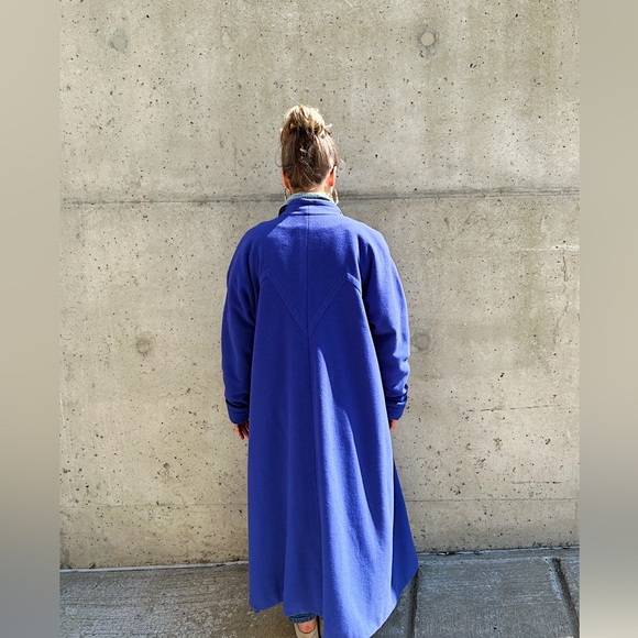 Vintage long coat, vest by Raffinali- Holt Renfrew 80s made by the union - Picture 4 of 8